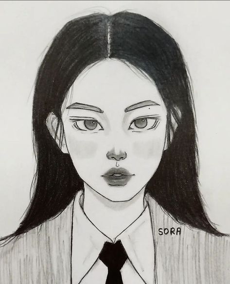 Anime Face Drawing, Pencil Sketch Images, Fashion Drawing Sketches, Charcoal Sketch, Portraiture Drawing, Sketches Tutorial, Kpop Drawings, Painting Art Lesson, Coloring Book Art