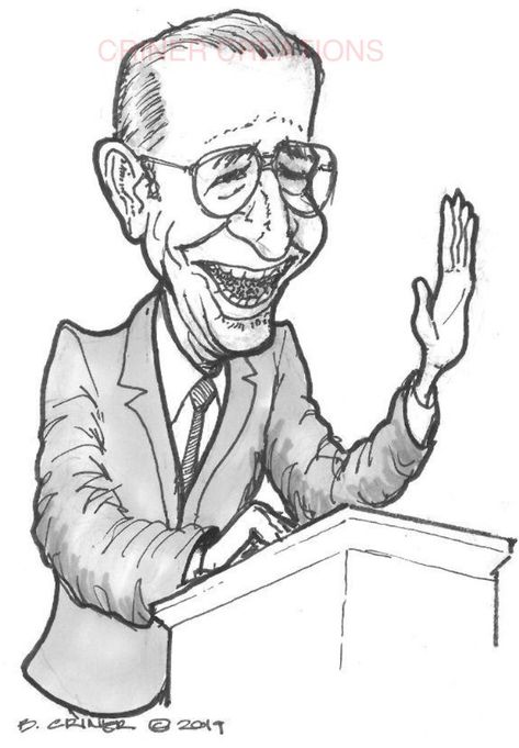 Ross Perot - 2019 July by Brandon Criner Ross Perot, Starting Drawing, Caricature Artist, Celebrity Caricatures, San Diego Zoo, Light Rail, My Youth, Caricatures, The Culture