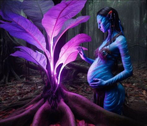 Avatar Omaticaya Home, Pregnant Navi Avatar, Neteyam X Oc Fanart, Blue Avatar Oc, Navi Avatar Oc, Navi Oc Art, Metkayina Avatar, Avatar Ocs, Navi Oc