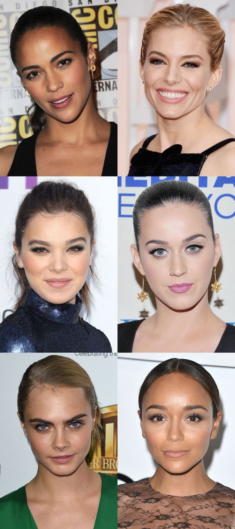 Celebrity examples of the oval face shape. http://beautyeditor.ca/2016/08/31/how-to-figure-out-your-face-shape Oval Face Celebrities, Round Face Celebrities, Pear Shaped Face, Rectangle Face Shape, Oblong Face Shape, Rectangle Face, Oval Face Shape, Face References, Long Face Shapes