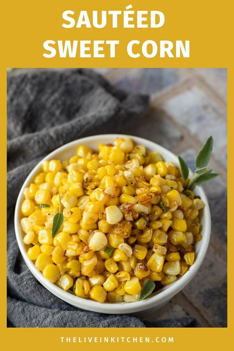 There's nothing like buttered sweet corn for a quick and tasty vegetable side! Use fresh corn on the cob with this uncomplicated recipe that calls for just 3 ingredients and can be ready in about 20 minutes. Butter Corn Recipe, Roasted Peas, Fresh Corn On The Cob, Oven Roasted Corn, Sweet Corn Recipes, How To Cook Corn, Buttered Corn, Baked Corn, Dried Corn