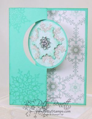 Flip card thinlit circle snowflake 1 Flip Flop Cards, Card Dies, Snowflake Cards, Flip Cards, Stampin Up Christmas Cards, Fancy Fold Cards, Fun Fold Cards, Winter Cards, Xmas Cards