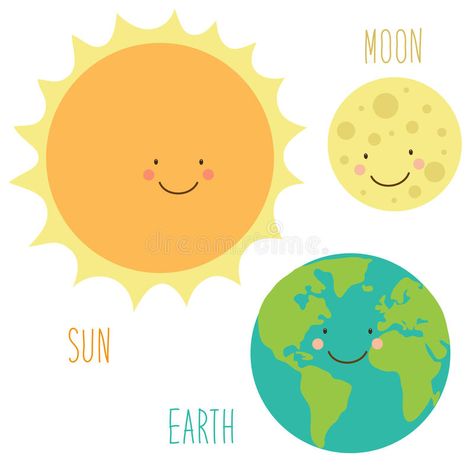 Earth For Kids, Sun Earth Moon, Globe Vector, Sun And Earth, Moon Poster, Moon Illustration, Earth Art, Art Prints Online, Mischief Managed