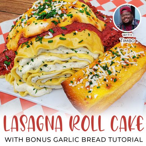 Chocolate Sculptures, Lasagna Rolls, No Noodle Lasagna, Cake Online, Cookie Tutorials, Roll Cake, Lasagna Recipe, Sugar Art, Cake Tutorial