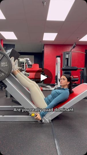 307K views · 16K reactions | I often get asked about what to do when you’re quad dominant… 

But, often times… you aren’t quad dominant, you’re just doing a lot of quad exercises. 

Leg press… 
Lunges… 
Step ups… 
Split squats… 
Squats… 

Any exercise with a lot of knee flexion to extension will have a lot of quads. 

Yes, even if you make it more “glute bias” by varying stance/foot position, you’re still getting a lot of quads. 

So if this is you… 

Focus more on glute dominant exercises⬇️ 

Hip thrusts
Bridges 
Kickback (without a lot of knee flexion to extension) 
Good mornings 
RDL’s 
45’s 
GHR
Abduction machine 
Side kicks

Now offering a FREE 7 day trial to my app📲💜 Access 18+ programs, track sets/weight/reps, form checks, ask me questions, community chat, track nutrition and more Abduction Machine, Step Ups, Split Squats, Hip Thrusts, Quad Exercises, Split Squat, Hip Thrust, Leg Press, Hip Workout