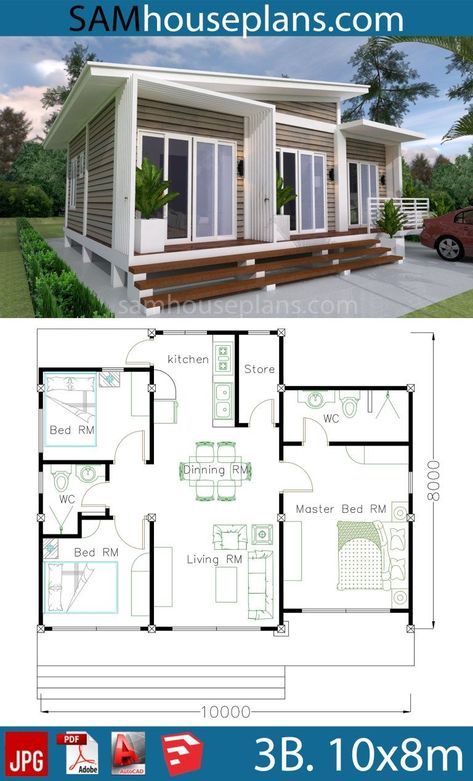 Small Beach House Plans, House Bungalow, Beach House Flooring, Beach House Floor Plans, Vacation House Plans, Small Beach Houses, Affordable House Plans, Beach House Plans, Modern Bungalow House