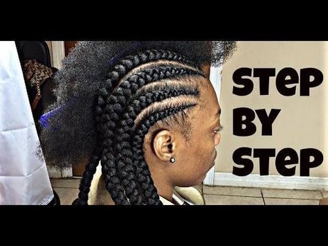 Feeding Cornrows, Invisible Braids, Braids Step By Step, Mermaid Braid, Everyday Hair, Ghana Braids, Long Box Braids, Feed In Braid, Micro Braids