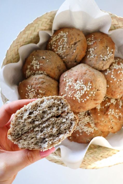 Vegan Buckwheat Recipes, Buckwheat Buns, Buckwheat Rolls, Buckwheat Wraps, Buckwheat Flour Recipes, Gluten Free Rolls, Buckwheat Bread, Buckwheat Recipes, Homemade Buns