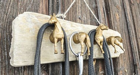 So basteln Sie eine Hakenleiste für die Sattelkammer | cavallo.de French Country Dining Room Decor, Tack Room Organization, Stall Decorations, Horse Room, French Country Dining, Equestrian Decor, Horse Diy, Tack Room, Horse Decor