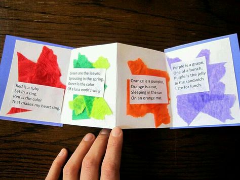 :) Poetry Chart Preschool, Color Poetry, Poetry Crafts, Great Poetry, Poetry Lesson, Poetry Tea, Poetry Tea Time, Poem Book, Poetry Activities