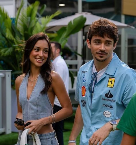 Charles Leclerc and Alexandra Saint Mleux (Miami, May 2024) Miami Gp, Wag Dr, Alexandra Malena, Shameless Tv Show, F1 Wags, Lord Perceval, Paddock Girls, Love Connection, Aesthetic Women