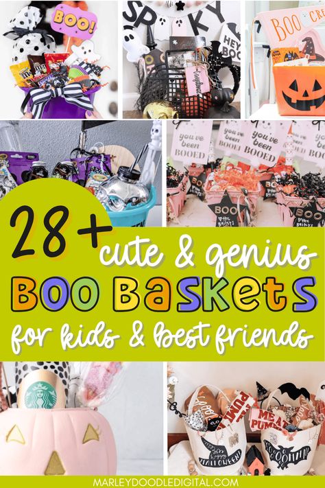 See the best 28+ creative DIY Halloween Boo Basket ideas for everyone on your list, including your kids, teachers, neighbors, and more! Includes free printable 'You've Been Booed' and 'We've Been Booed' tags and signs to make spreading Halloween cheer even easier. Dollar Tree Boo Basket Ideas, Dollar Tree Boo Basket, Boo Basket Ideas For Girlfriend, Halloween Boo Basket Ideas, Halloween Free Printables, Free Halloween Games, Baskets To Make, Halloween Boo Basket, Movie Night Basket