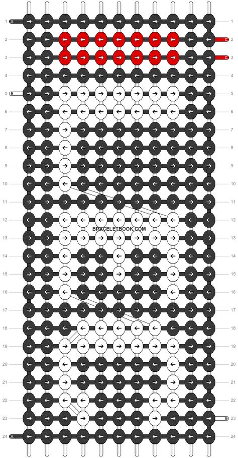 Alpha pattern #167333 | BraceletBook Formula 1 Bracelet Pattern, Formula 1 Alpha Pattern, F1 Friendship Bracelet Pattern, F1 Alpha Pattern, F1 Bracelet Pattern, F1 Friendship Bracelet, Rainbow Loom Patterns, Diy Bracelets With String, String Bracelet Patterns