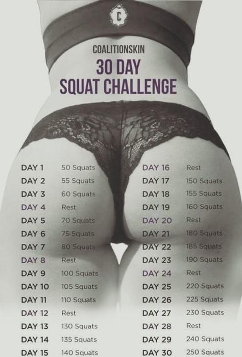 30 Day Squat, 30 Day Squat Challenge, Squat Challenge, Wednesday Workout, Trening Fitness, Trening Abs, Body Fitness, Yoga Sequences, I Work Out