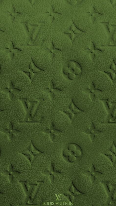 Emerald Green Iphone Wallpaper Aesthetic, Phone Backgrounds Green Aesthetic, Olive Green Phone Wallpaper, Designer Logo Wallpaper, Goyard Wallpapers, Vert Aesthetic, Lv Wallpaper, Cheetah Print Wallpaper, Trippy Iphone Wallpaper