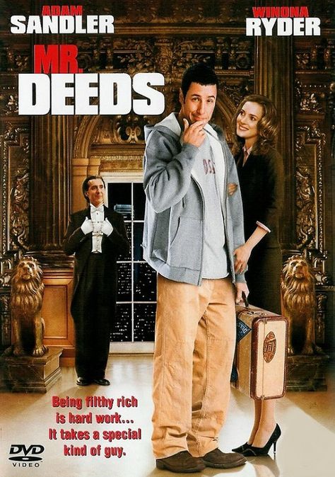 Mr Deeds (2002) Mr Deeds, Adam Sandler Movies, American Comedy, Film Watch, Movies Worth Watching, Adam Sandler, Movie Buff, Movie Collection, Funny Movies