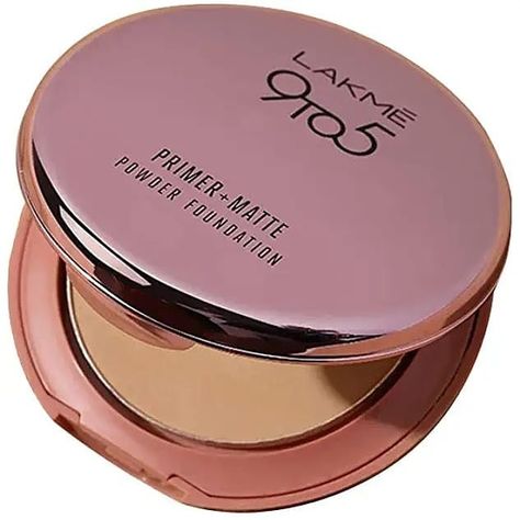 Lakme 9 to 5 Primer with Matte Powder Foundation Compact, Silky Golden, 9g  https://amzn.to/3gQkgQB Lakme Foundation, Water Based Foundation, Foundation With Spf, Long Lasting Foundation, Face Cream Best, Compact Powder, Matte Powder, Foundation Shades, Foundation Powder