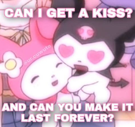 Sanrio Memes, Cute Texts For Him, Text For Him, Cute Messages, Love My Boyfriend, Lovey Dovey, Wholesome Memes, Cute Memes, Love Memes