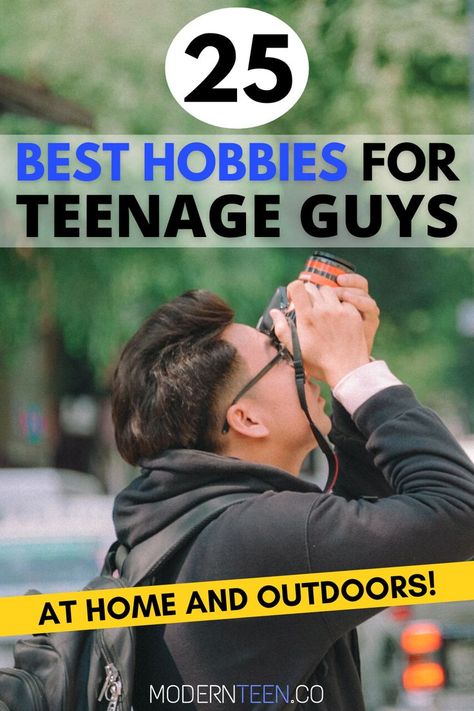 Healthy Snaks, Boys Teenage, Best Hobbies, Outdoor Jobs, Middle School Boys, College Resources, Teenage Guys, College Boys, Learn New Skills