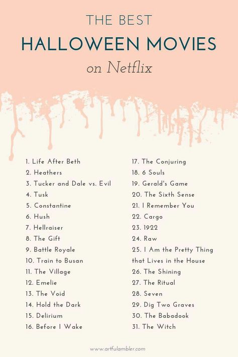 Scary Movie List, Films Quotes, Netflix List, Halloween Movies To Watch, Netflix Movie List, Halloween Movies List, Halloween Bucket List, Countdown To Halloween, Horror Movies List