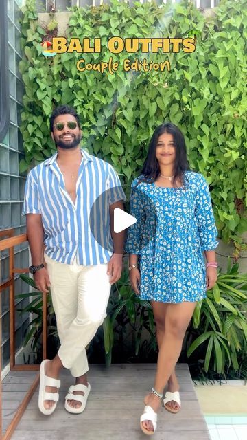 Silpa Varghese on Instagram: "Outfits we wore in Bali🏖️🌴☀️SEND to someone who’s planning a vacation!😉 . COMMENT for links of all outfits of both of us🌷💕 . . . . . #vacation #vacationmode #couple #coupleoutfits #couplegoals #couplevideos #couplefit #fashion #ootd #vacationoutfit #bali #nusapenida #honeymoon #myntrafinds" Outfit Ideas For Bali Honeymoon, Bali Trip Outfit Ideas, Bali Honeymoon Outfits, Outfits For Bali Vacation, Bali Vacation Outfits, Bali Outfit, Planning A Vacation, Couple Outfit Ideas, Bali Honeymoon