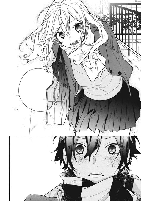 horimiya Manga Panel Horimiya, Manga Panels Horimiya, Manga Panels Couple, Horimiya Panels, Horimiya Art, Cute Manga Panels, Aesthetic Manga Panels, Horimiya Fanart, Hori Horimiya