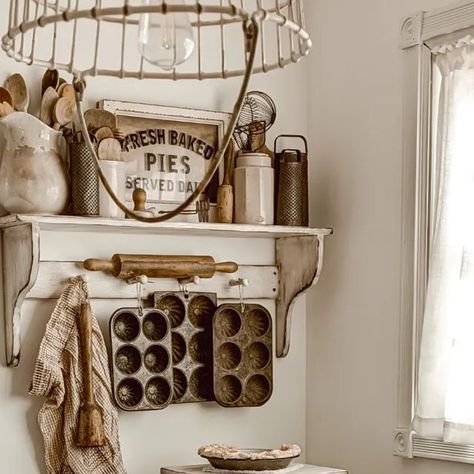 Vintage French Country Kitchen, Vintage French Country, French Country Kitchen, Country Kitchen, Vintage French, Farmhouse Kitchen, French Country, French Vintage, Farmhouse