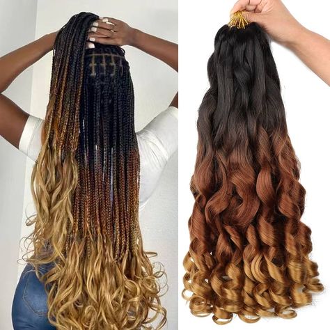 Yaki Braids, Hair Extensions For Black Women, Extensions For Black Women, Vacation Hair, French Curl, Braiding Styles, Waves Hair, Vacation Hairstyles, African Hair Braiding Styles