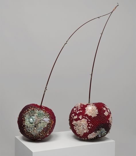 Precious Gems Form the Unsightly Rot of Artist Kathleen Ryan’s Decomposing Fruit | Colossal Kathleen Ryan, Fruit Sculptures, Growth And Decay, Snow Quartz, Viewing Room, Colossal Art, Modern Crafts, Grape Bunch, Arte Inspo