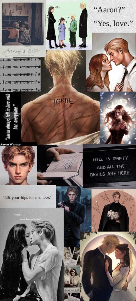 Warner Juliette Wall Fanart, Shatter Me Aaron Warner And Juliette, Juliette E Arron, Warner Kenji Juliette, Juliette Ferras And Aaron Warner, Shatter Me Characters Aaron Warner, Aaron Warner And Ella Sommers Fanart, Aaron And Juliette Wedding Fanart, Aaron Warner Hip Tattoo