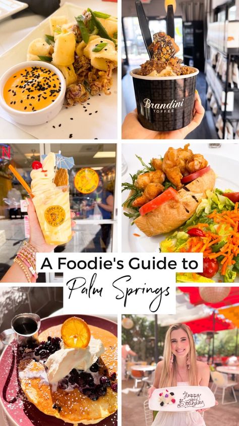 A Foodie’s Guide to Palm Springs - Olivia Michelle Palm Springs Food Guide, Palm Springs Dining, Best Places To Eat In Palm Springs, Where To Eat In Palm Springs, Places To Eat In Palm Springs, Best Restaurants In Palm Springs, Palm Springs Brunch, Things To Do In Palm Springs California, Palm Springs Food