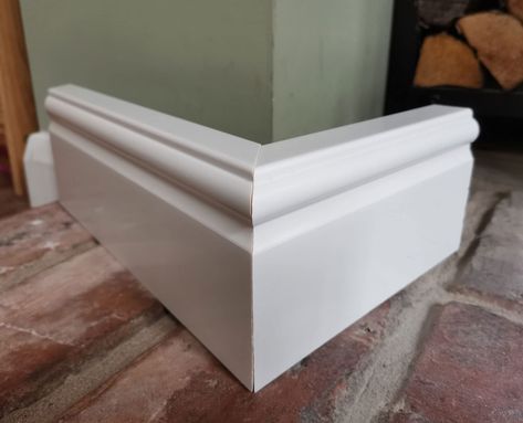 Skirting Board Cover Ogee Sample - Ambassador Skirting 100/150mm Tall Skirting Board Covers, Skirting Boards, Electronic Toys, Diy Tools, Metal Working, Everyday Essentials Products, The 100, Tools