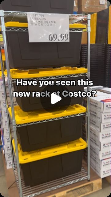 Betsy Dmitruk | Home Organizer on Instagram: "When storage bins are easily accessible, it makes everyone’s lives easier + more efficient 👏🏼 Super impressed with this new @costco shelf.  . #costcofinds #costcohaul #costcodeals #costcobuys #storageroom @costcohotfinds @costcodeals @costco_doesitagain" Basement Bin Storage Ideas, Halloween Storage Ideas, Plastic Drawer Storage Ideas, Bins Organization, Costco Finds, Garage Basement, Storage Bins Organization, Creative Storage Solutions, Home Organizer