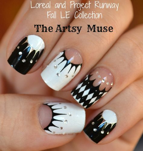 Nail Art Blanc, Black And White Nail, Black And White Designs, Opal Nails, Queen Nails, White Nail Art, White Nail Designs, White Nail, Manicures Designs