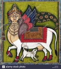 Kamadenu Cow Images, Kamadhenu Images, Kamadhenu Painting, Kamdhenu Cow Painting, Kamadhenu Cow, Sacred Cow, Tanjore Paintings, Pichwai Paintings, Indian Painting