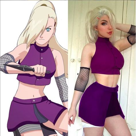 Ino Yamanaka from Naruto Cosplay Naruto, Cartoon Costumes, Female Cartoon Characters, Jessica Nigri, The Jungle Book, Naruto Cosplay, Female Cartoon, Cosplay Characters, Fairy Tail Anime