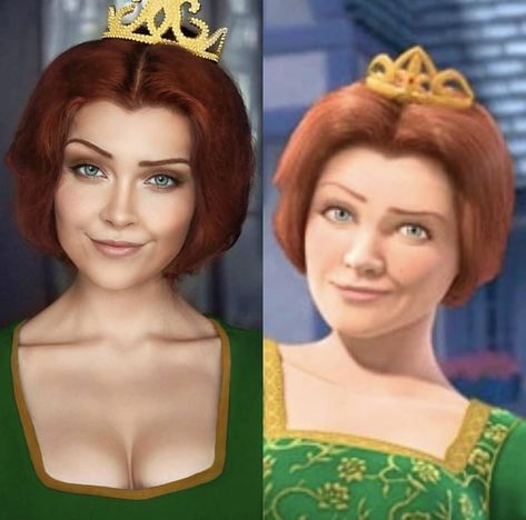 Maquillaje de Fiona Fiona From Shrek, The Beast Movie, Princess Fiona, Jessica Nigri, Disney Cosplay, Halloween Costumes Makeup, Fantasias Halloween, Cosplay Characters, Amazing Cosplay