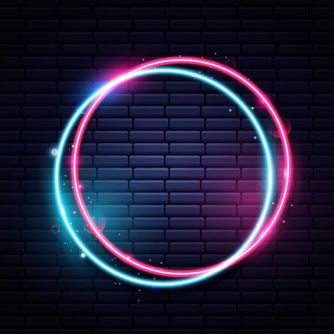 Circular neon light background | Premium Vector #Freepik #vector #led-background #neon-abstract #neon-background #neon-glow Promo 23 Logo Para Instagram, Insta Dps, Neon Light Background, Black Holes In Space, Cool Black Wallpaper, Coffee Poster Design, Neon Azul, Drawings For Boyfriend, Makeup Wallpapers