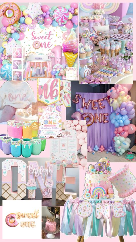 Sweet One Theme Smash Cake, Sweet One Cookies First Birthday, She’s A Sweet One Birthday Theme, Sweet One Cupcake First Birthday, Sweet One First Birthday Cake, Sweet One Birthday Theme, Sweet One First Birthday Highchair Banner, First Birthday Themes, First Birthday Cakes