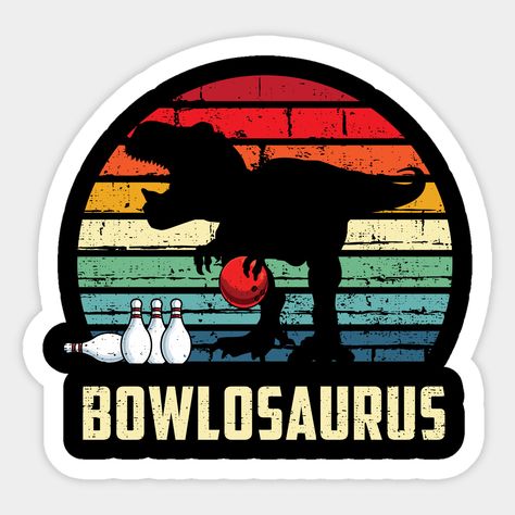 Dinosaur Bowling Party, Bowling Birthday Shirt, Funny Bowling Shirts, Bowling Birthday, Bowling T Shirts, Bowling Party, Bowling Team, Laser Engraved Ideas, Dinosaur Shirt