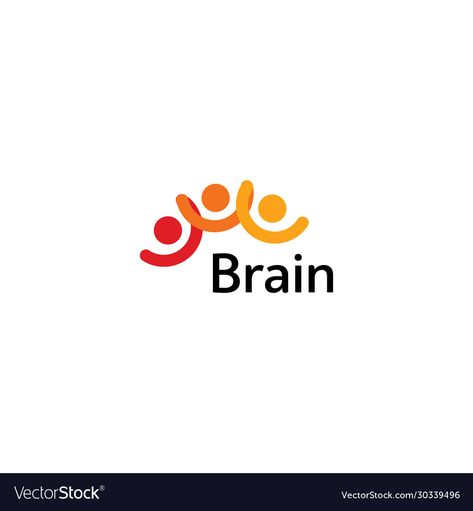 Group Logo Design Ideas, Brain Logo Creativity, Think Logo, Brain Graphic, Brain Icon, Brain Storm, Logo Silhouette, Brain Logo, Negative Space Logos