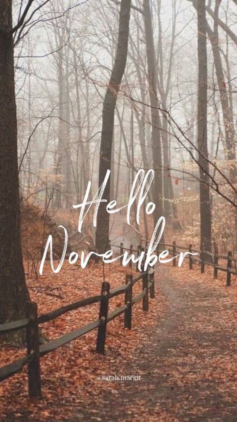 Hello November Aesthetic, Hello November Wallpaper, November Images, Welcome November, Mekka Islam, November Wallpaper, October Wallpaper, Seasons Months, Hello November