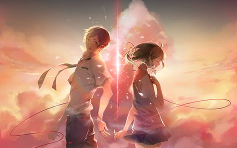 Your Name Wallpaper 4k, Mitsuha And Taki, Kimi No Na Wa Wallpaper, Your Name Wallpaper, Kimi No Nawa, Little Do You Know, Makoto Shinkai, Your Name Anime, Name Wallpaper