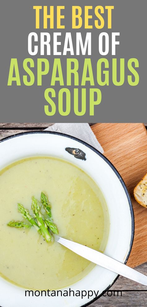 Best Cream Of Asparagus Soup Recipe, Cream Of Asparagus Soup Recipe, Antioxidant Food, Creamy Asparagus Soup, Asparagus Soup Recipe, Cream Of Asparagus, Cream Of Asparagus Soup, Creamed Asparagus, Creamy Asparagus