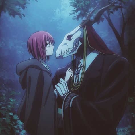 Ancient Magus Bride Season 2, Pfp Icon Aesthetic, Aesthetic Romance, Chise Hatori, Elias Ainsworth, Magus Bride, Ancient Magus Bride, The Ancient Magus Bride, Anime