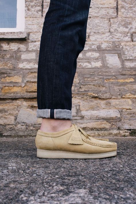 Clarks Men Outfit, Clarks Shoes Outfit, Clarks Wallabees Outfit, Men Clarks Shoes, Clarks Wallabees Men, Wallabees Outfit, Clarks Originals Men, Men Vintage Style, Mens Clarks