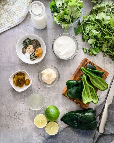 Herb Ranch Dressing, Cilantro Lime Dressing Recipe, Creamy Ranch Dressing, Cilantro Lime Sauce, Cilantro Dressing, Ranch Dressing Recipe, Ranch Salad Dressing, Cilantro Lime Dressing, Ranch Recipe