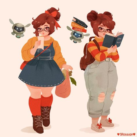 💖 vicki 💖 on Twitter: "thinking of cute outfits for Mei! *u* 📚🎀… " Flowers For Beginners, How To Draw Flowers, Plus Size Art, Draw Flowers, Cute Art Styles, Fantasy Illustration, Art Journals, Cartoon Art Styles, Amelie