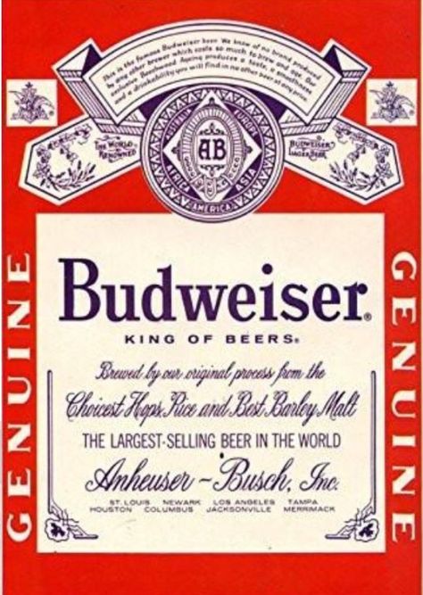 Beer Magazine, Poster Vintage Retro, Premium Beer, Beer Prints, Beer Ad, Budweiser Beer, Beer Poster, Beer Logo, Beer Brands