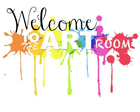 welcome to the art room Computer Desktop Background, Teacher Welcome Sign, Art Room Rules, Teacher Welcome Signs, Art Rubric, School Computers, Carpets For Kids, Fun Image, Classroom Signs